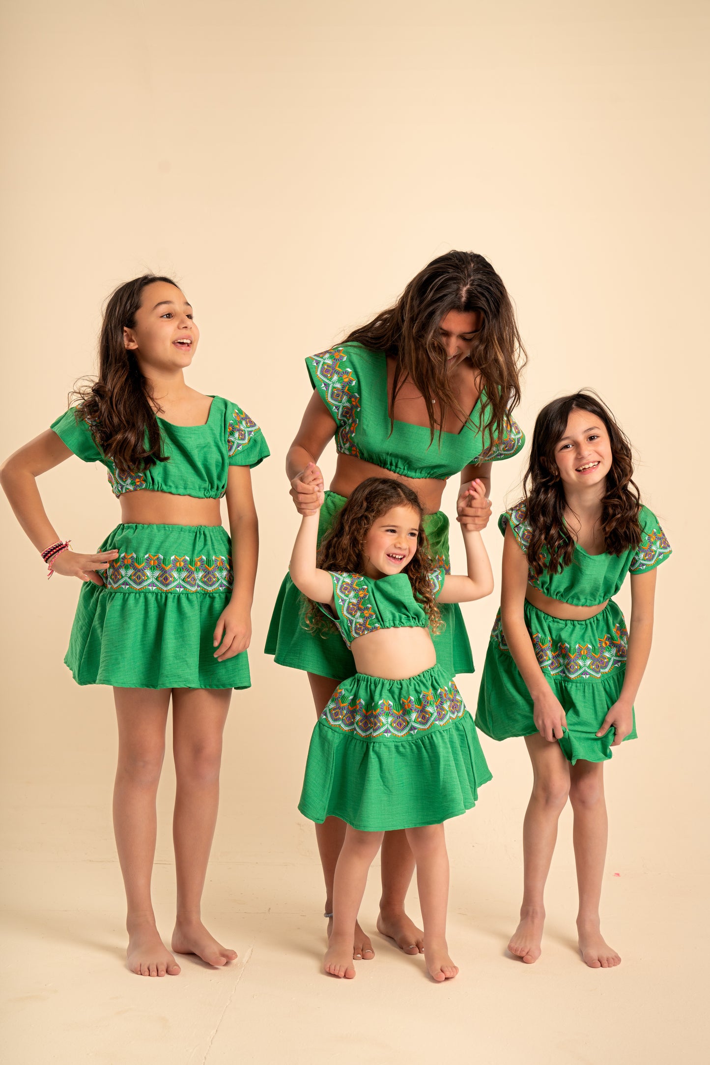 Jungle Embroidered Two-piece Set for ME